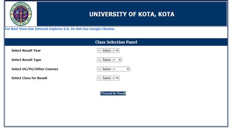 Kota University Results 2023.